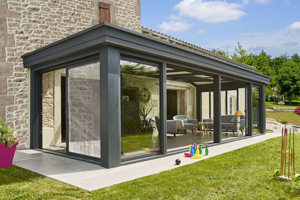 Extension de maison veranda en aluminium