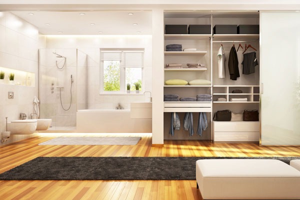 Aménager un dressing dans une grande chambre