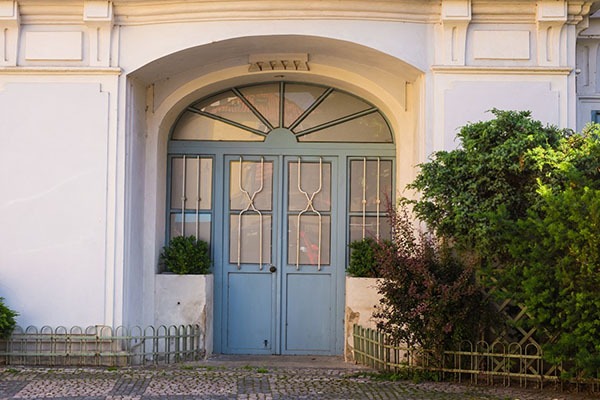 Porte d'entrée fermière